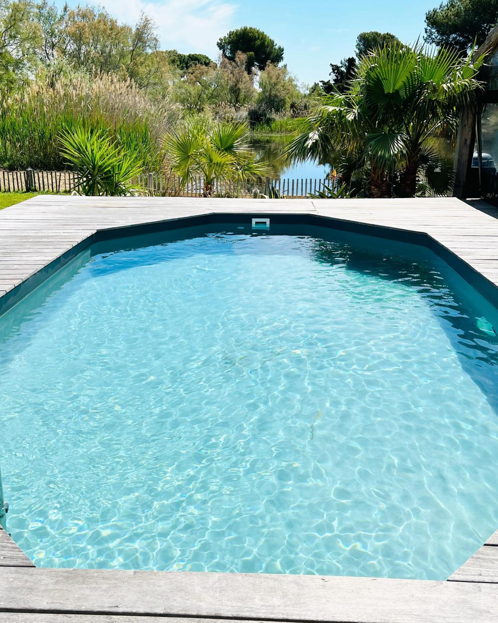 Cabane Le Flamant Avec Jardin, Piscine Et Parking Les Les Saintes-Maries-de-la-Mer Extérieur photo